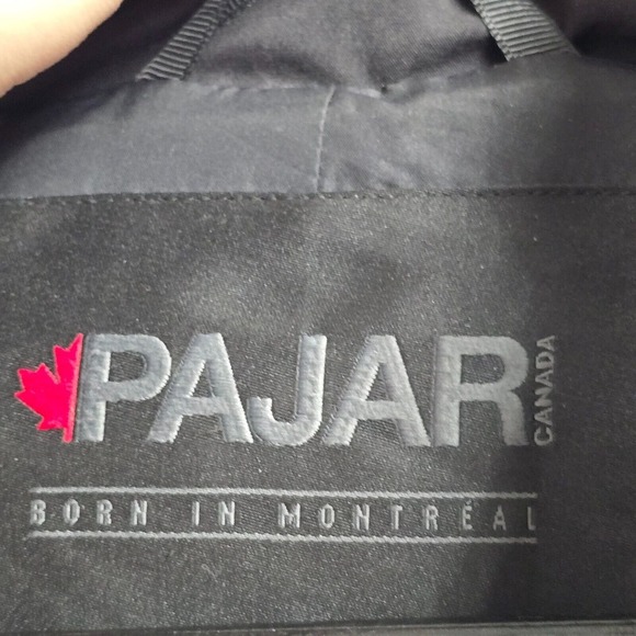 Pajar Coat Womens Large Black Amberly Down Parka Survival Outdoor Gorpcore - Picture 3 of 16